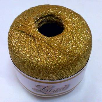 Foto 2 Filato lame' oro/arg. 0231/8 10 x50 gr.