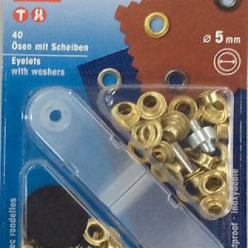 Foto Occhielli con rondelle mm.5 pz.40 542411