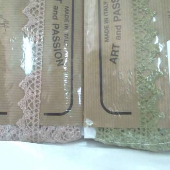 Foto 3 Merletto cotone e lino art. 2710L mt.20