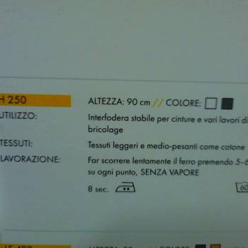 Foto 3 Vlieseline H250/305 cm.90x25m